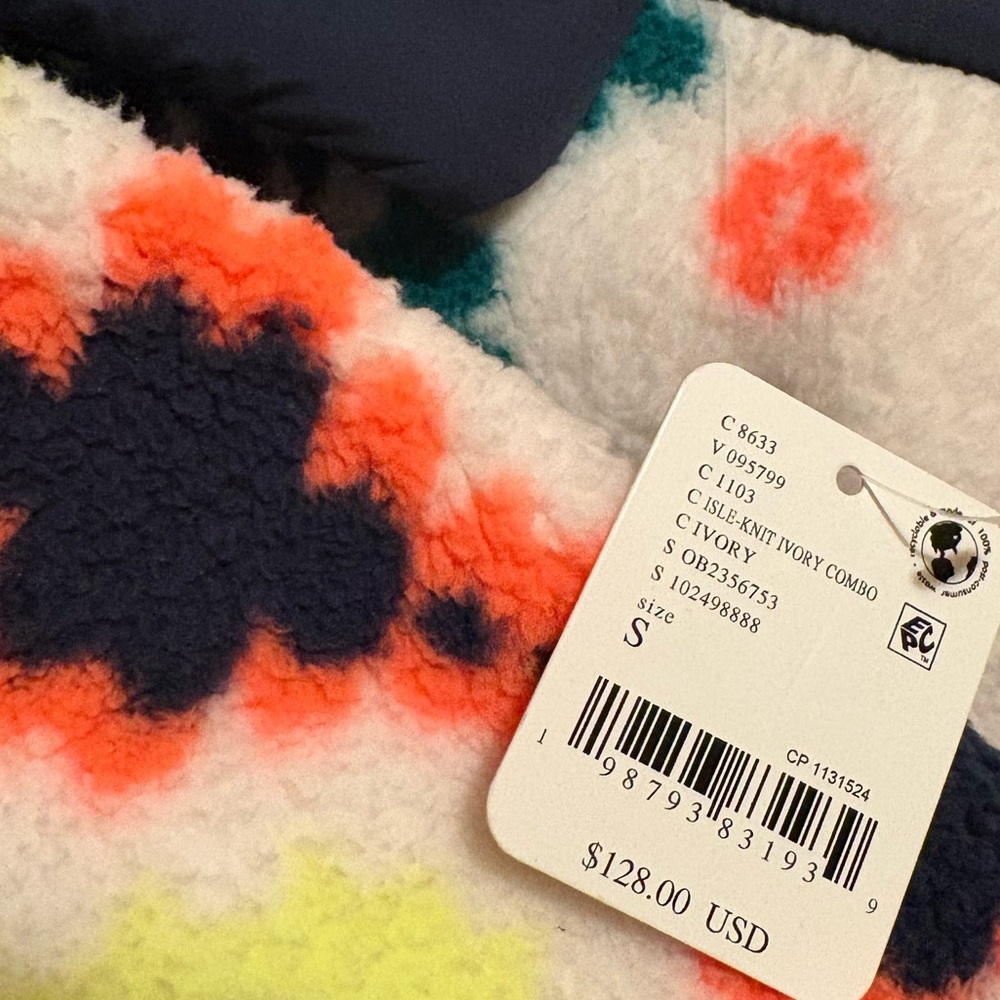 FP Movement Mountain High Printed Half Zip Fleece Size Small - Picture 5 of 5